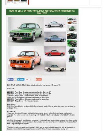 BMW 30 csl 2285007